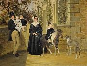 John Frederick Herring Thomas Dawson and His Family oil painting on canvas